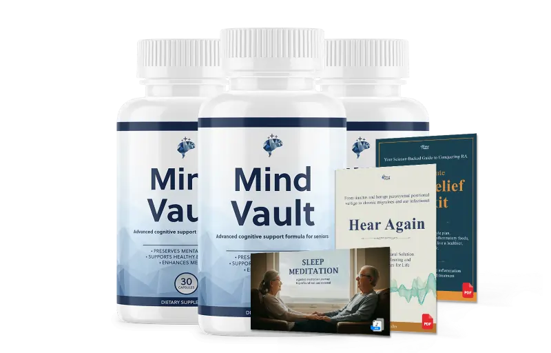 MindVault Brain Support Supplement Bottle